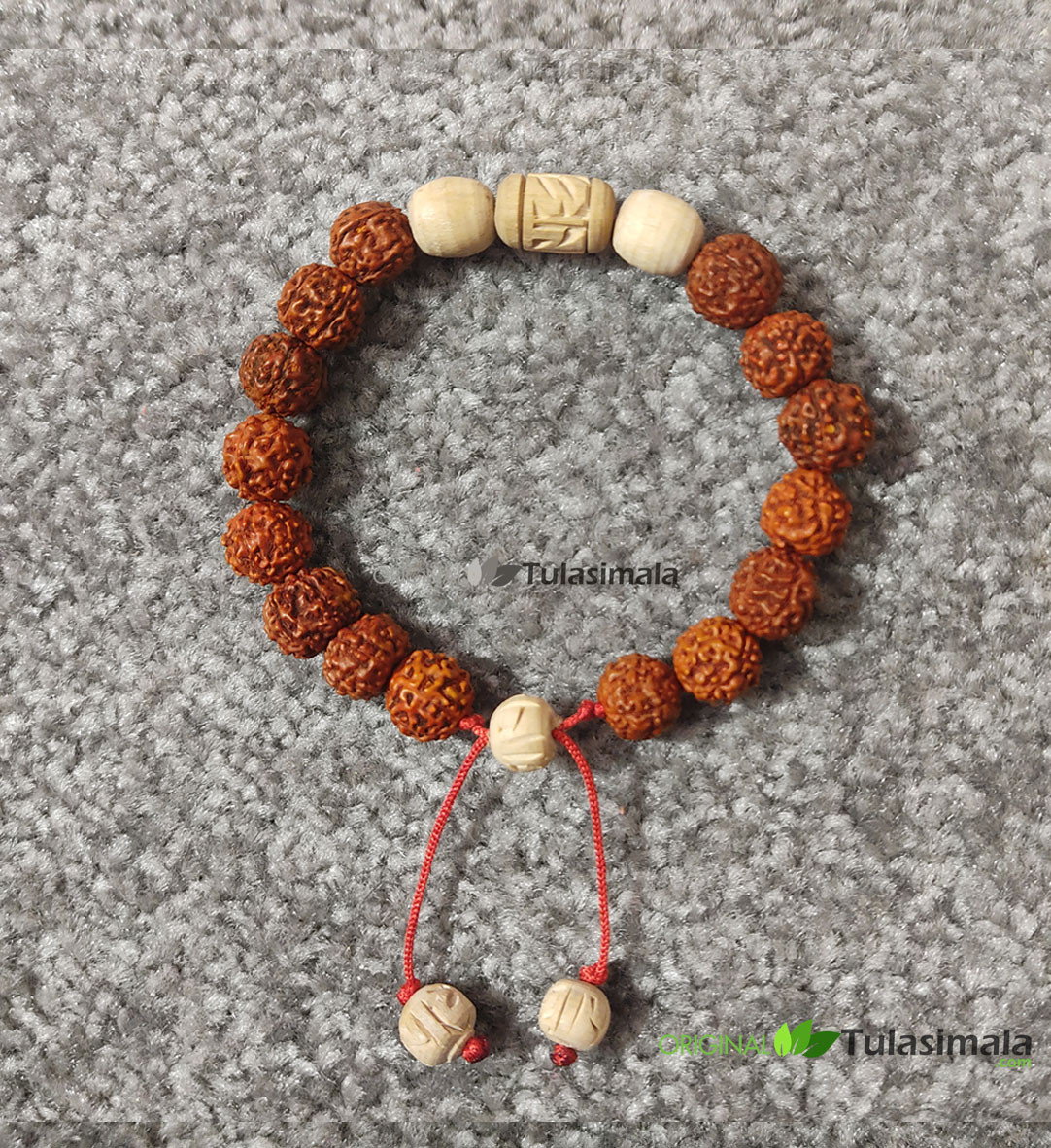 Natural Raw Tulsi Holy Basil Knotted Mala beads Necklace || Tulsi Mala  Bracelet | eBay