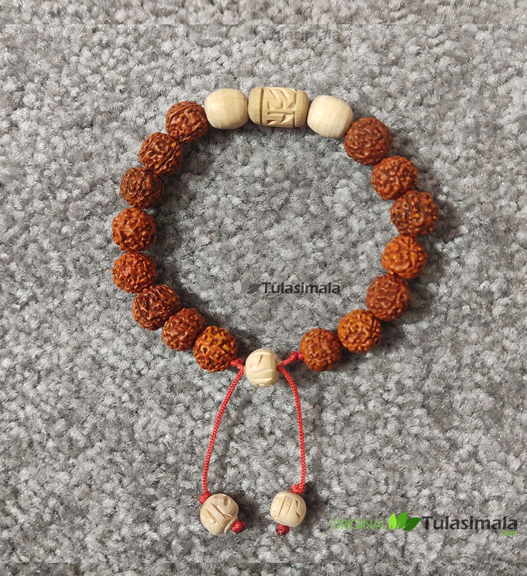 Rudraksha Bracelet with Ashram Rudraksha Stretchable - Siddha Yoga Book  Store