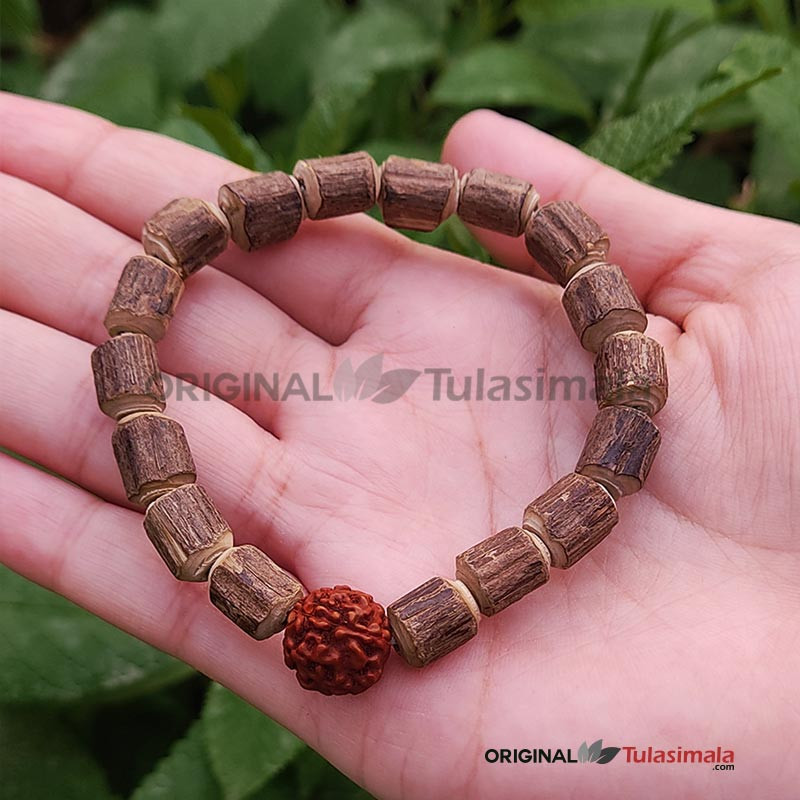 Tulasi Mala Bracelet 8 mm 27 Beads – Yogis